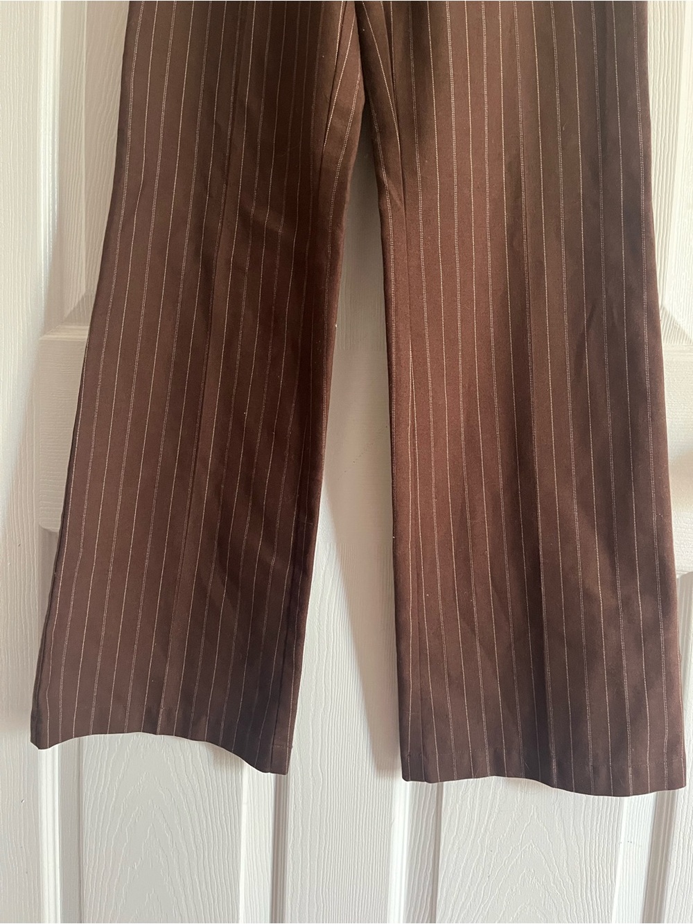 SET Reformation Brown Striped Cohen Vest Top and Straight Leg Pants size 0 - Picture 11 of 14